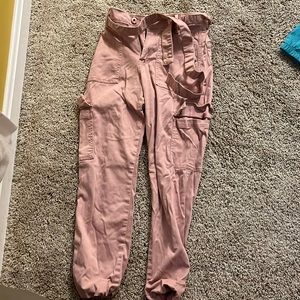 Girls pink Abercrombie pants